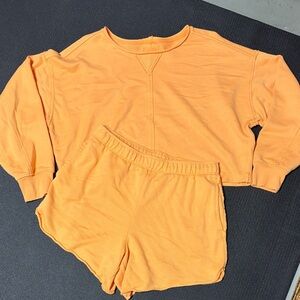 Aerie Vibrant Orange Lounge Set